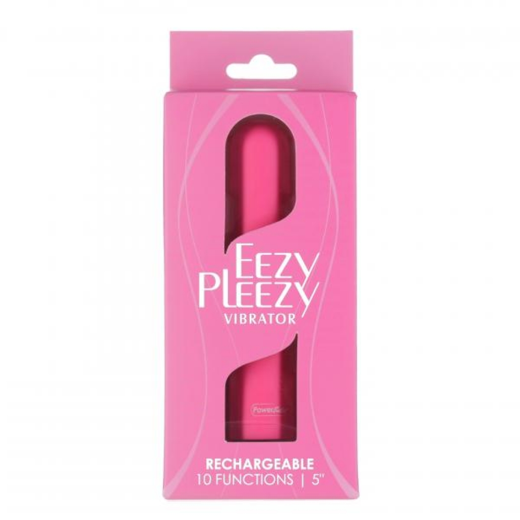 Powerbullet Eezy Pleezy 5-Inch Vibe - Rechargeable Pink