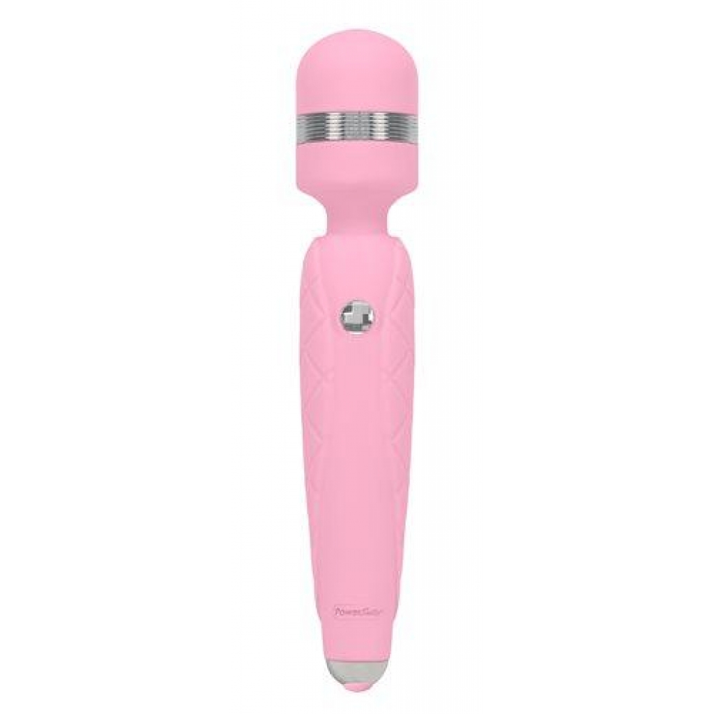 Pillow Talk Cheeky Wand with Swarovski Crystal - Pink Massager