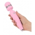 Pillow Talk Cheeky Wand with Swarovski Crystal - Pink Massager