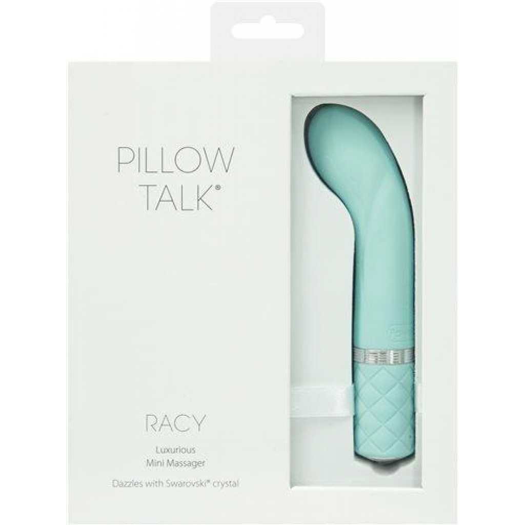 Pillow Talk Racy Vibe with Swarovski Crystal - Teal