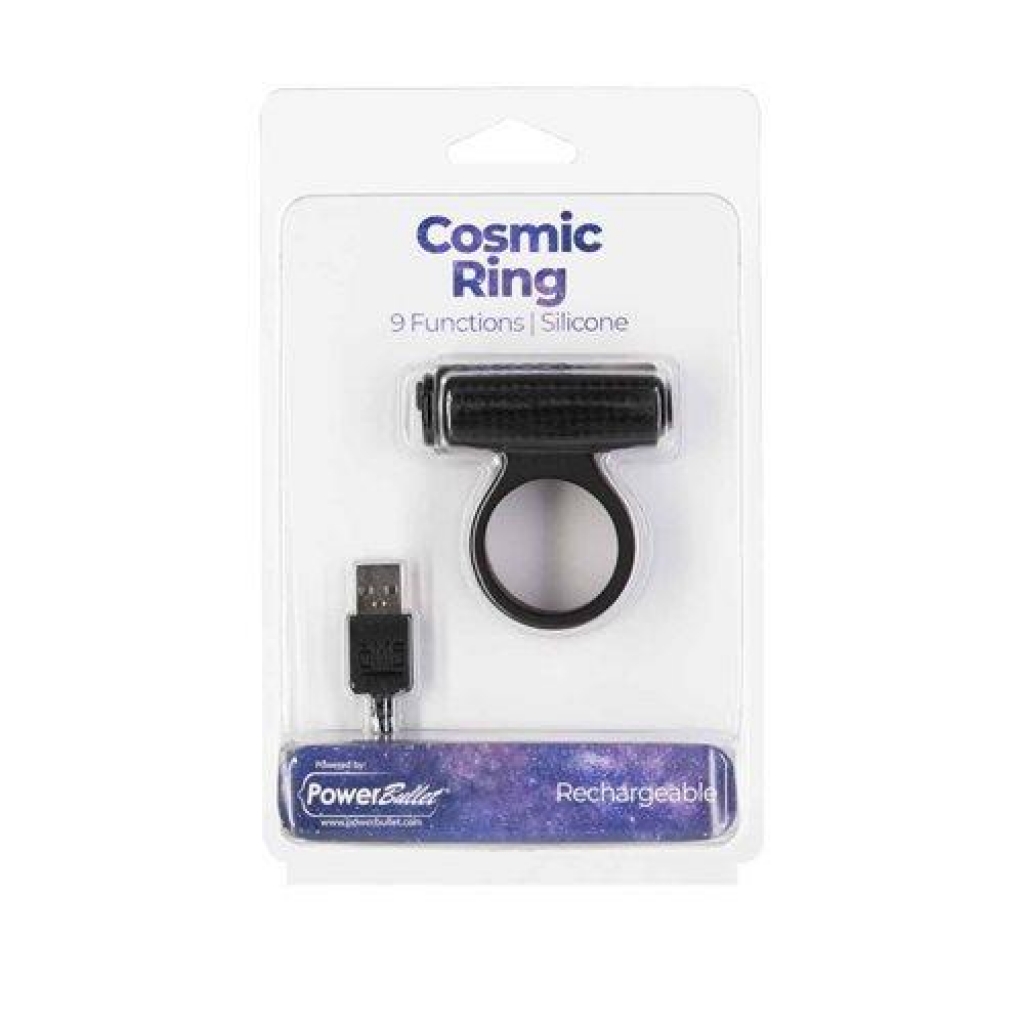 Power Bullet Cosmic Penis Ring with Bullet Vibrator – Experience Stellar Pleasure