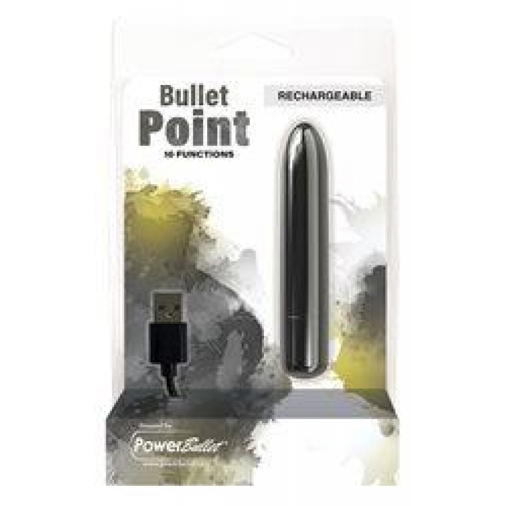 Power Bullet 4 Inches Bullet Point 10 Function: Black