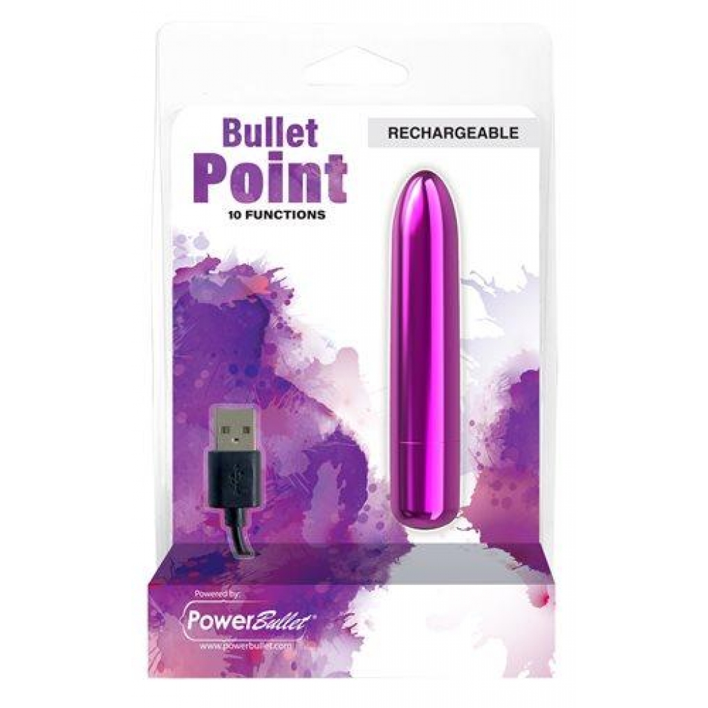 Power Bullet 4-Inch Bullet Vibrator - Purple