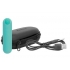 Essential 3-Inch Rechargeable Teal Green Vibrator