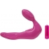 Rechargeable Infinity Strapless Strap-On - Pink