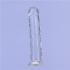 Addiction Crystal 7 Vertical Dong - Clear TPE with Bullet