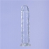 Addiction Crystal 8 Vertical Dong Clear TPE w/ Bullet