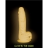 Glow In The Dark Dildo - Brandon 7.5 inches Pink