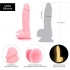 Glow In The Dark Dildo - Brandon 7.5 inches Pink