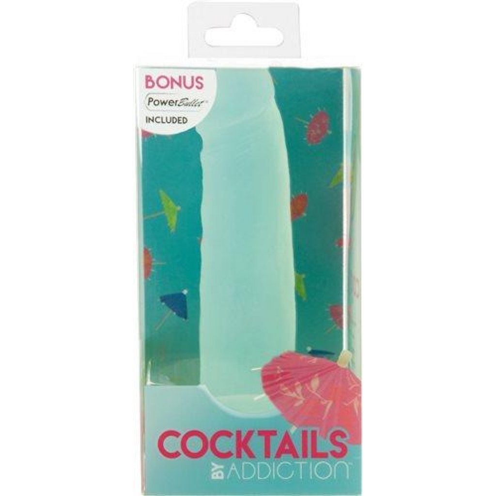 Addiction Penistails 5.5 Inch Silicone Dong - Mint Mojito Flavor