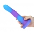 Rave Addiction 8in Glow In The Dark Dildo - Vibrant Fun