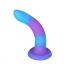 Rave Addiction 8in Glow In The Dark Dildo - Vibrant Fun