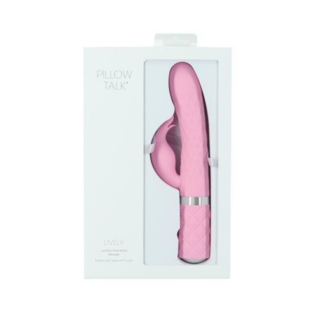 Pillow Talk Lively Dual Motor Massager Pink