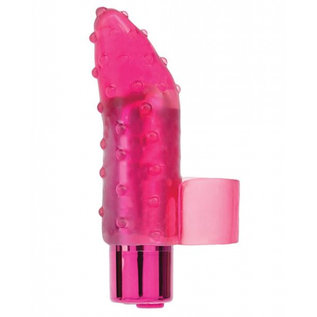 Frisky Finger Rechargeable Vibrator - Pink Pleasure