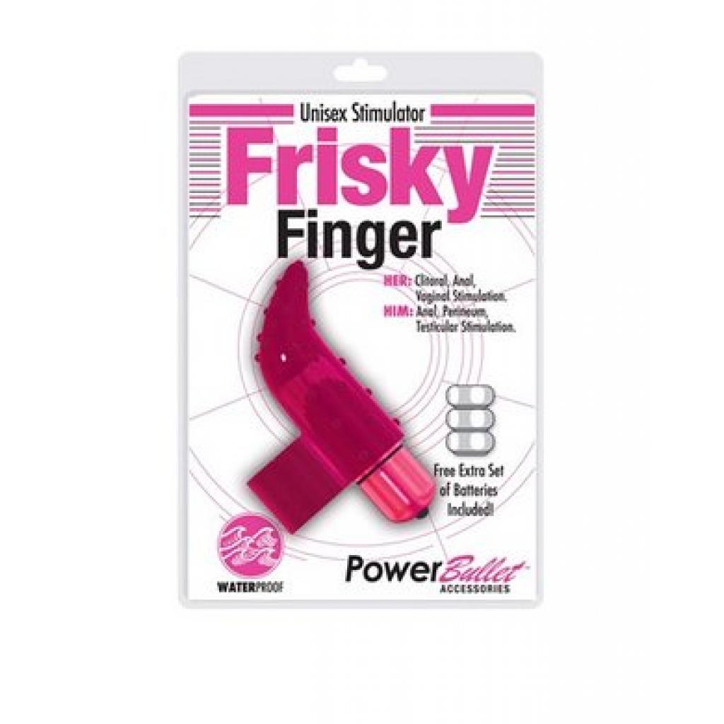 Frisky Finger Pink Waterproof Vibrator