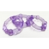 Purple Beaded Elastomer Penis Rings - 3-Piece Set