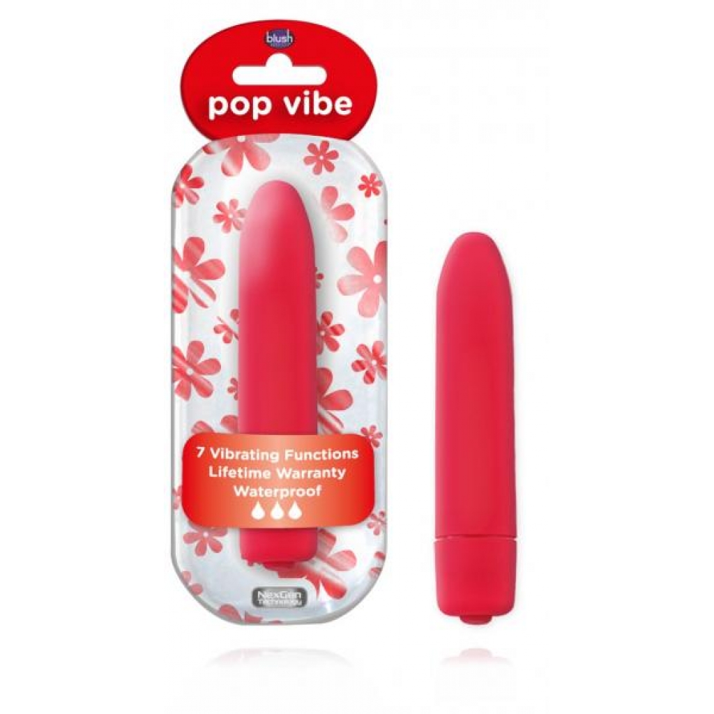 Pop Vibe in Cherry Red – 7 Function Vibrator