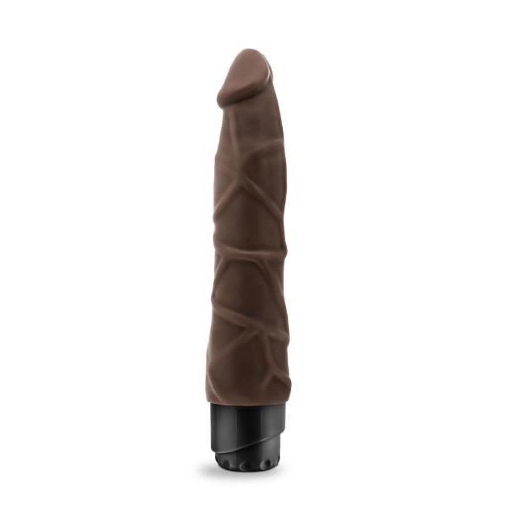 Dr Skin Penis Vibe 1 - Chocolate Brown Realistic Dildo