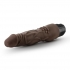 Dr Skin Penis Vibe 4 Chocolate Brown Vibrating Dildo