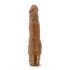 Dr. Skin Penis Vibe #4 Mocha Brown Vibrating Dildo