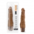 Dr. Skin Penis Vibe #4 Mocha Brown Vibrating Dildo