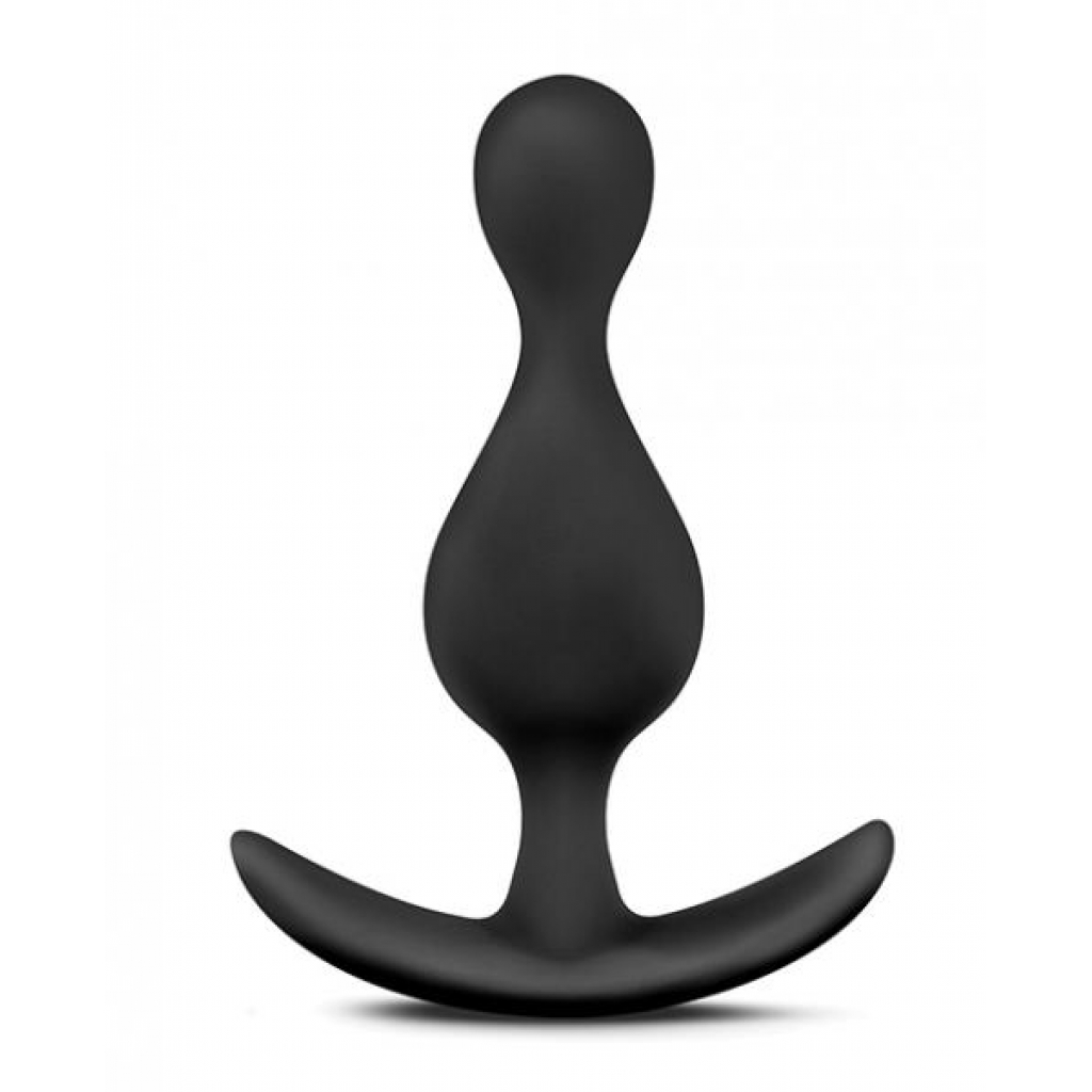 Anal Adventures Wave Plug - Black Pleasure Tool