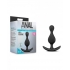 Anal Adventures Wave Plug - Black Pleasure Tool