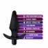 Anal Adventures Vibrating Plug - Black