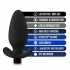 Anal Adventures Platinum Silicone Saddle Plug - Explore New Sensations