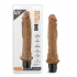 Dr. Skin Penis Vibe 9.75-Inch Vibrating Dildo - Mocha Tan