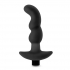 Anal Adventures Platinum Silicone Vibrating Prostate Massager 03 - Black