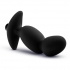 Anal Adventures Platinum Silicone Vibrating Prostate Massager 04 - Black