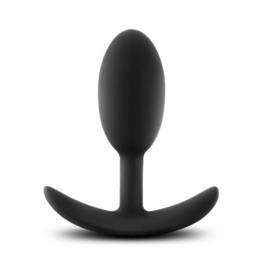 Luxe Wearable Vibra Slim Plug Medium Black – Sensual Pleasure Device