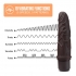 Dr. Skin Silicone Dr. Robert Vibrating Dildo - Brown 7 Inches