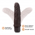 Dr. Skin Silicone Dr. Robert Vibrating Dildo - Brown 7 Inches