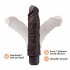 Dr. Skin Silicone Dr. David 8 Inch Vibrating Dildo - Brown