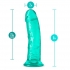 B Yours Plus Roar N Ride Dildo - Aquatic Teal