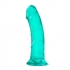 B Yours Plus Roar N Ride Dildo - Aquatic Teal