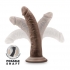 Dr. Skin Plus 7 Inch Poseable Dildo Chocolate