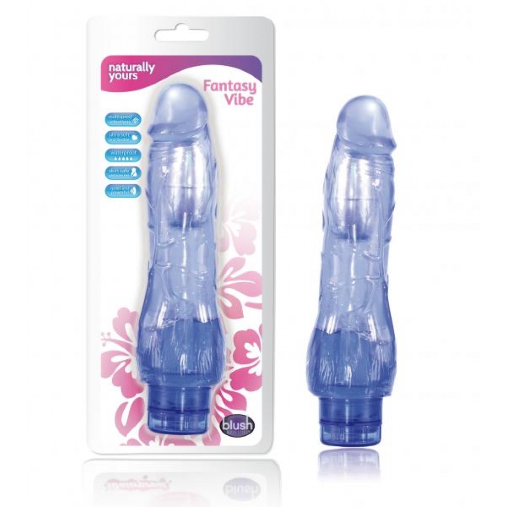 Fantasy Vibe Blue Realistic Vibrating Dong