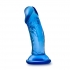 B Yours Sweet N' Small 4in Dildo W/ Suction Cup - Blue