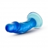 B Yours Sweet N' Small 4in Dildo W/ Suction Cup - Blue