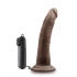 Dr. Dave 7-Inch Vibrating Penis with Suction Cup - Brown