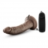 Dr. Dave 7-Inch Vibrating Penis with Suction Cup - Brown