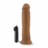 Dr. Throb 9.5 inches Vibrating Penis with Suction Cup - Tan