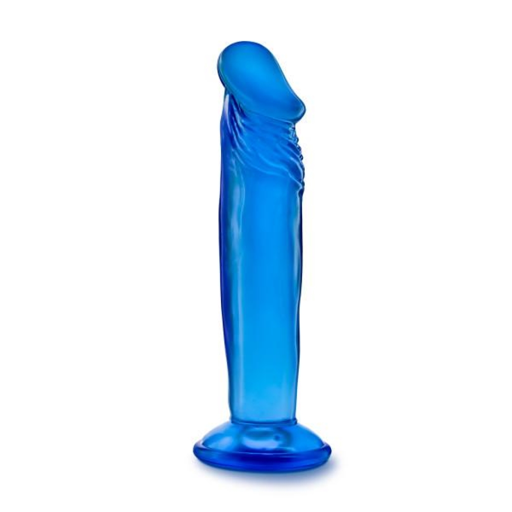 Sweet N Small 6 Inch Dildo with Suction Cup - Blue