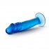 Sweet N Small 6 Inch Dildo with Suction Cup - Blue