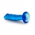 Sweet N Small 6 Inch Dildo with Suction Cup - Blue