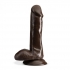 Dr. Skin Plus 6-Inch Poseable Dildo - Chocolate Brown