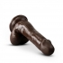 Dr. Skin Plus 6-Inch Poseable Dildo - Chocolate Brown